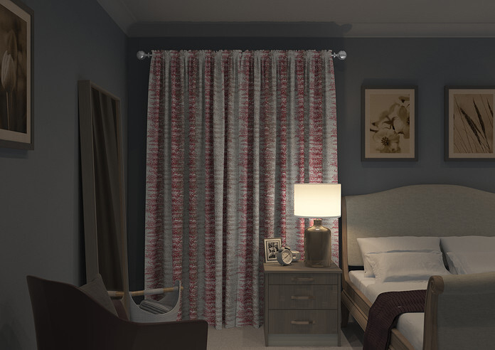 Highbury, Rosso - Made to Measure Curtains - Image 7